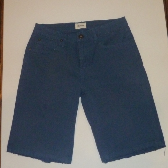 Hudson Boys Shorts Size 14 Navy Denim - Picture 1 of 6